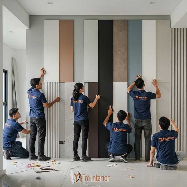 Pemasangan Wall Panel Padang