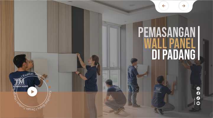 Pemasangan Wall Panel Padang